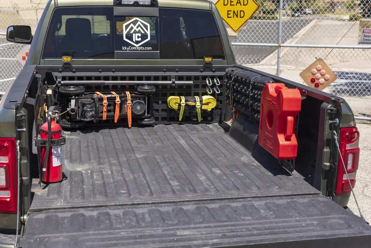 Cjc Built  3Rd-5Th Gen Ram 2500-3500 Full Bed 3 Molle Panel Package 1