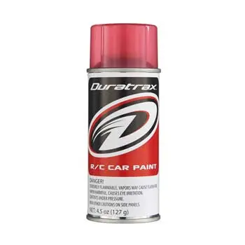 Duratrax Polycarb Spray Candy Red 4.5 Oz  (Dtxr4271) 1