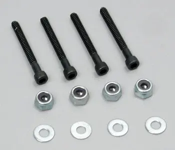 Dubro Socket Bolt Locknut 4-40 (4) (Dub178) 1