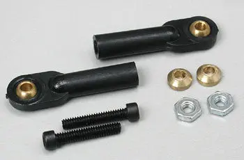 Dubro Swivel Ball Link 2-56 W/Hardware Black (2) (Dub2135) 1