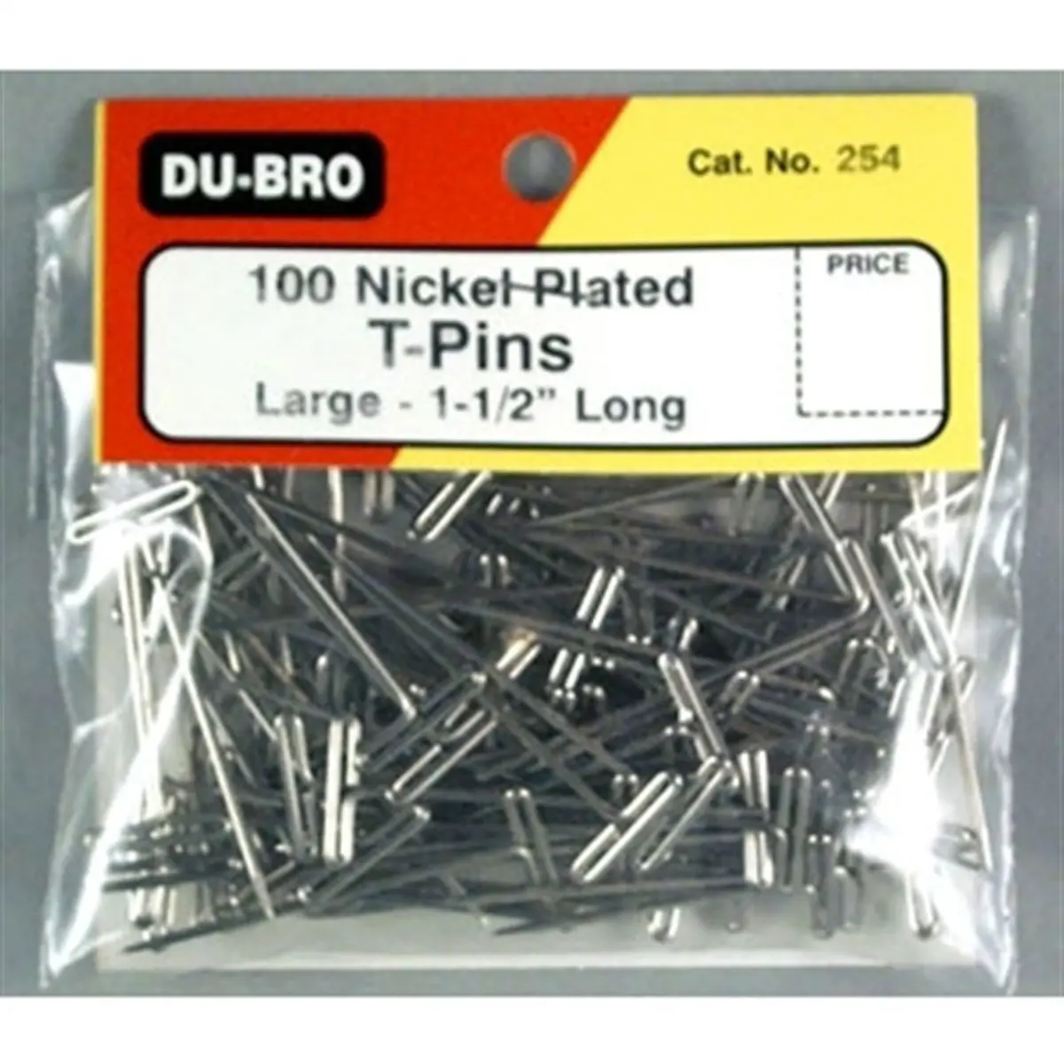 Dubro T-Pins 1-1/2" (100) (Dub254) 1