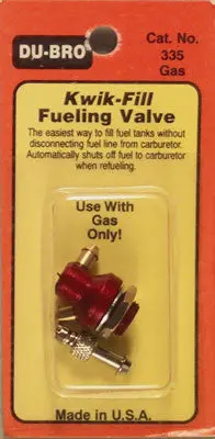 Dubro Kwik-Fill Fueling Valve Gas (Dub335) 1