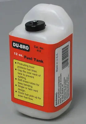Dubro S12 Square Fuel Tank 12 Oz    (Dub412) 1