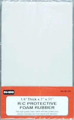 Dubro Foam Rubber 1/4" (Dub513) 1