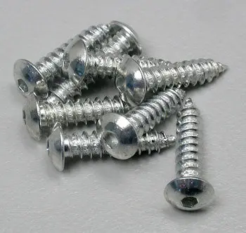 Dubro Button Head Sheet Metal Screws 4X1/2  (Dub527) 1
