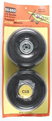 Dubro 1/3 Lightweight J-3 Cub Wheels  (Dub558tlc) 1