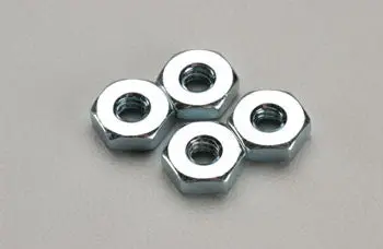 Dubro Steel Hex Nuts 6-32 (4) (Dub562) 1