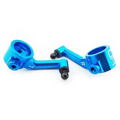 Hot Racing Blue Aluminum Steering Knuckles Ecx (Ect2106) 1