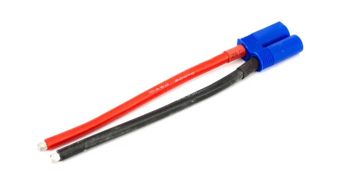 E-Flite Ec5 Device Connector With 4" Wire, 10 Awg (Eflaec504) 1