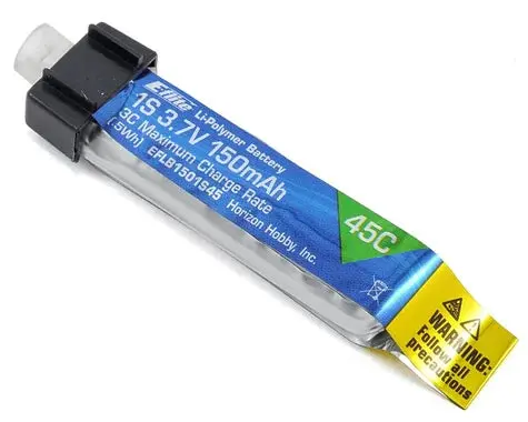 E-Flite 1S Lipo Battery 45C (3.7V/150Mah)   Efb150s45) 1