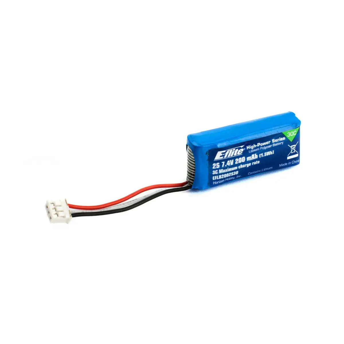 E-Flite 7.4V 200Mah 2S 30C Lipo Battery: Ph  (Eflb2002s30) 1