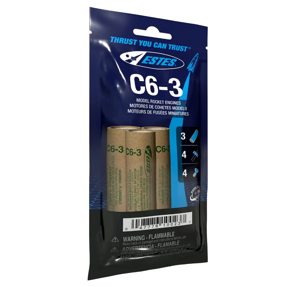 Estes  C6-3 Engines   (Est10023) 1