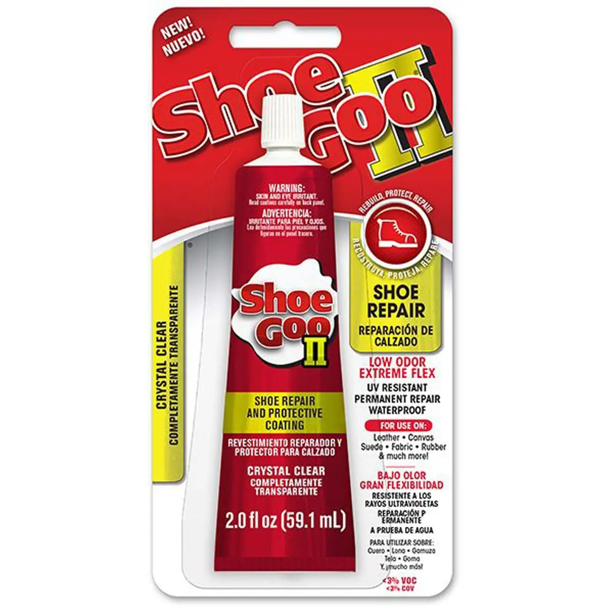 Shoe Goo Ii, Low Odor Clear, 2 Oz.  (Etc571120) 1