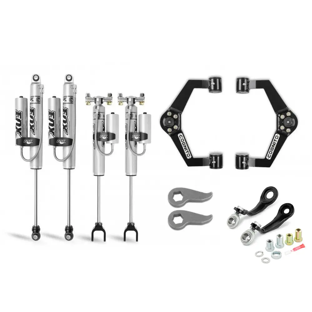 2020+ Gmc/Chevy Cognito 3-Inch Premier Leveling Kit With Fox 2.0 Reservoir Shocks 1