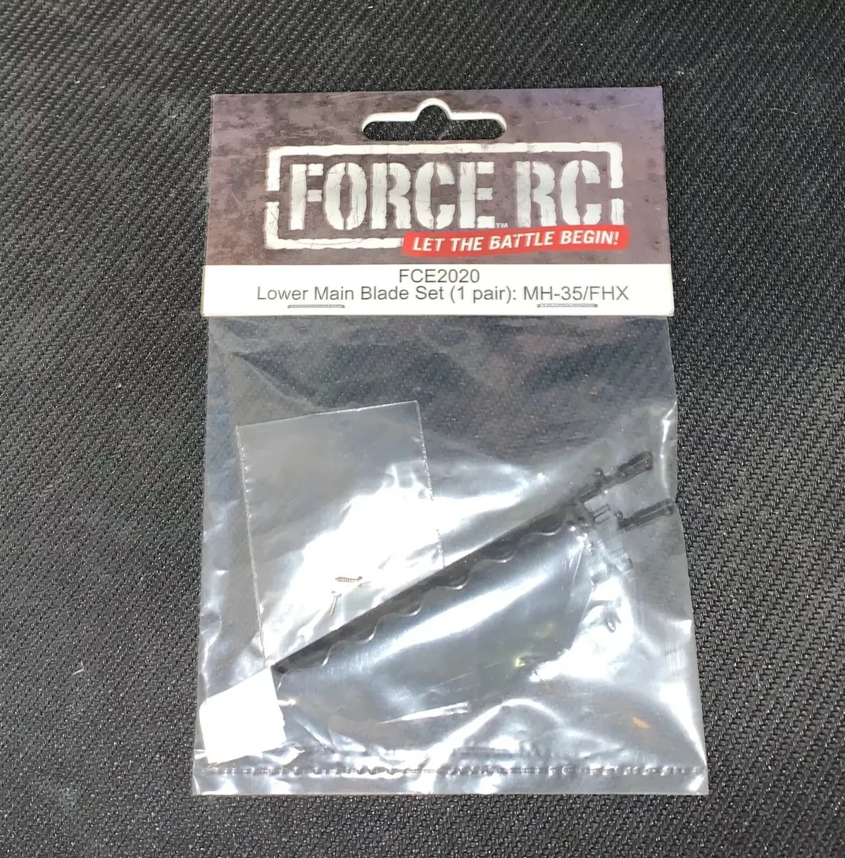 Force Rc Lower Main Blade Set For Mh-35/Fhx/Mcx2  (Fce2020) 1