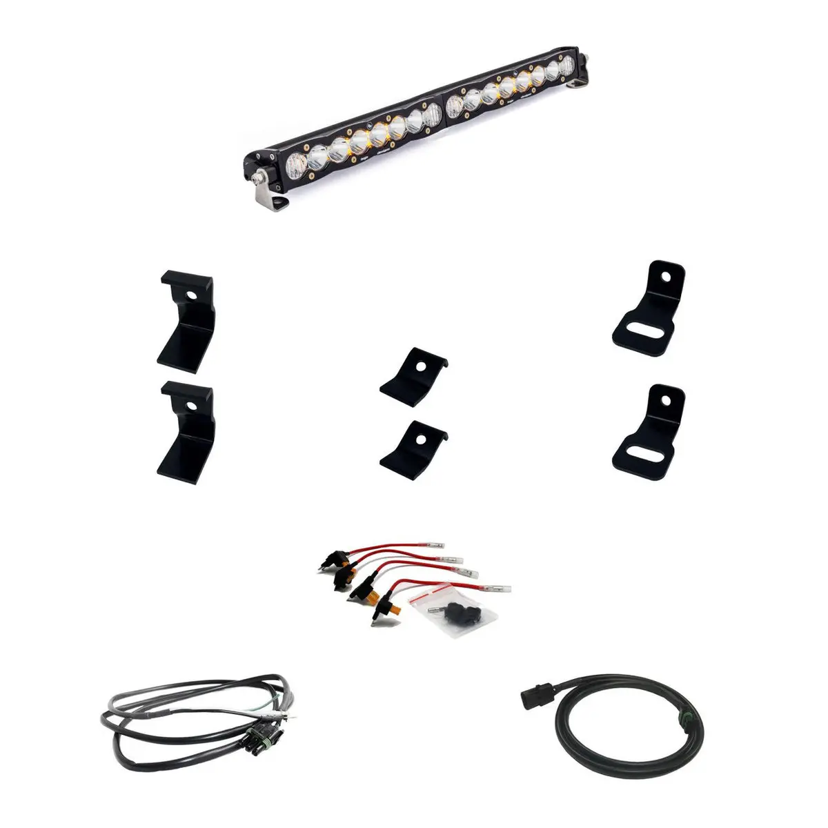 Baja Designs S8 20 Inch Grille Light Kit - Ram 2019-24 1500 Rebel; 2021-24 1500 Trx 2