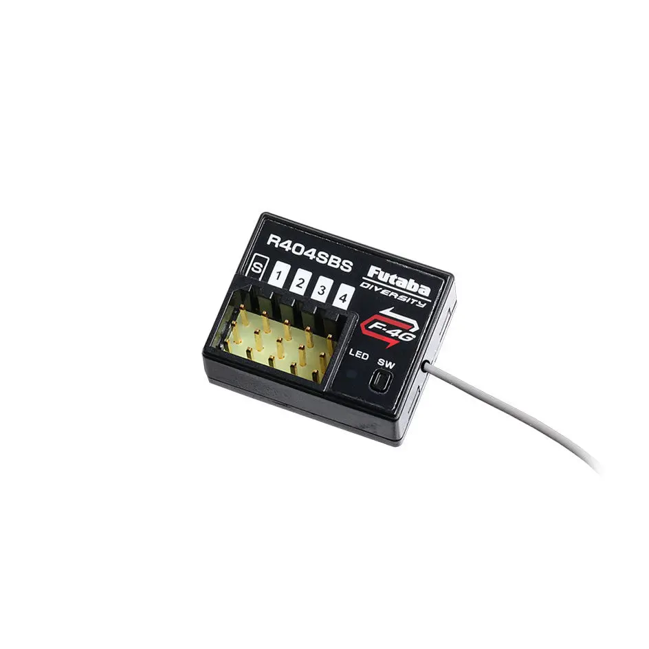 Futaba R404sbs F-4G T-Fhss 4-Channel 2.4Ghz Telemetry Receiver (Sr/T-Fhss/S.Bus2)  (Fut01102364-1) 1