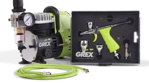 Grex Tritium.Tg Airbrush Combo Kit    (Gck03) 1