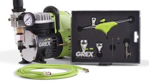 Grex Airbrush Combo Kit Genesis.Gi + Ac1810-A     (Grk05) 1