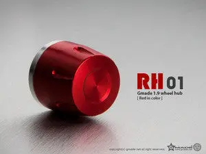 Gmade 1.9 Rh01 Wheel Hubs (Red) (Gma70111) 1