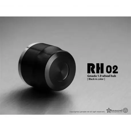 Gmade 1.9 Rh02 Wheel Hubs (Black) (4) (Gma70124) 1