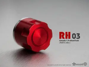 Gmade - 1.9 Rh03 Wheel Hubs (Red) (4) (Gma70131) 1