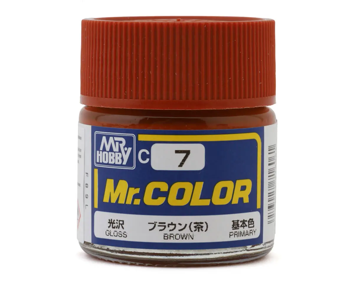 Mr. Hobby C7 Gloss Brown Acrylic Hobby Paint (10Ml)   (Guzc007) 1