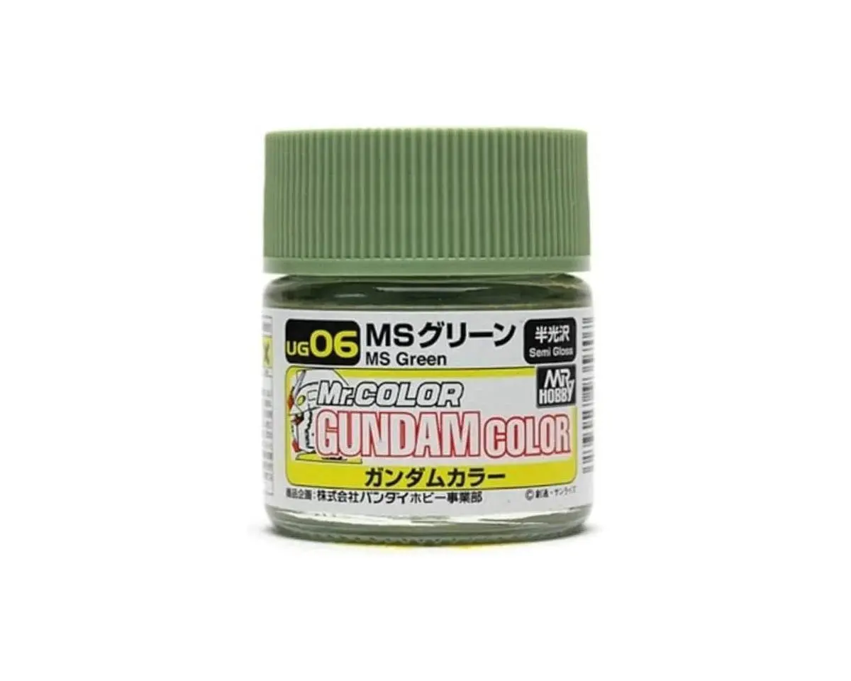 Mr. Hobby Ug06 Ms Green (10Ml Bottle) "Gundam Color"   (Guzug06) 1