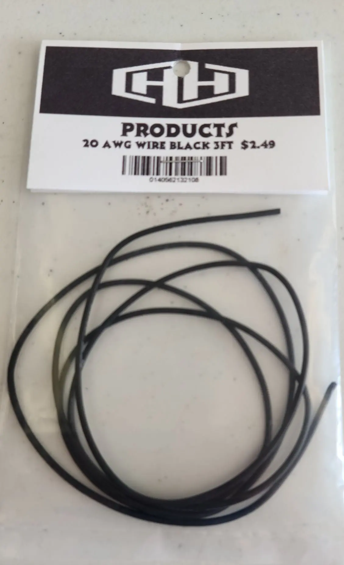 Hamilton Hobbies 20 Gauge Wire Black 3 Foot (Ham132108) 1