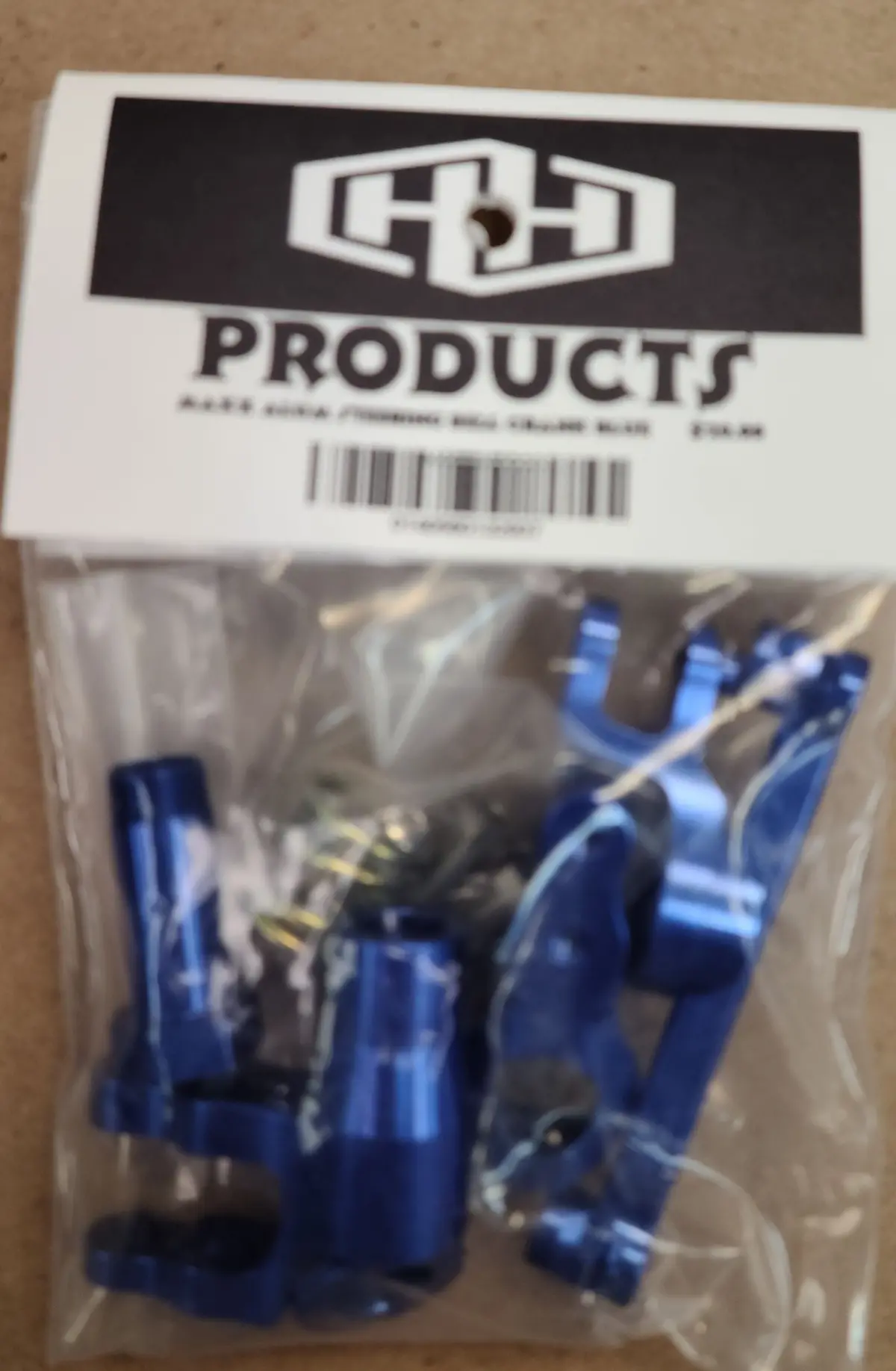 Hamilton Hobbies Maxx Alum Steering Bell Crank - Blue   (Ham132937) 1