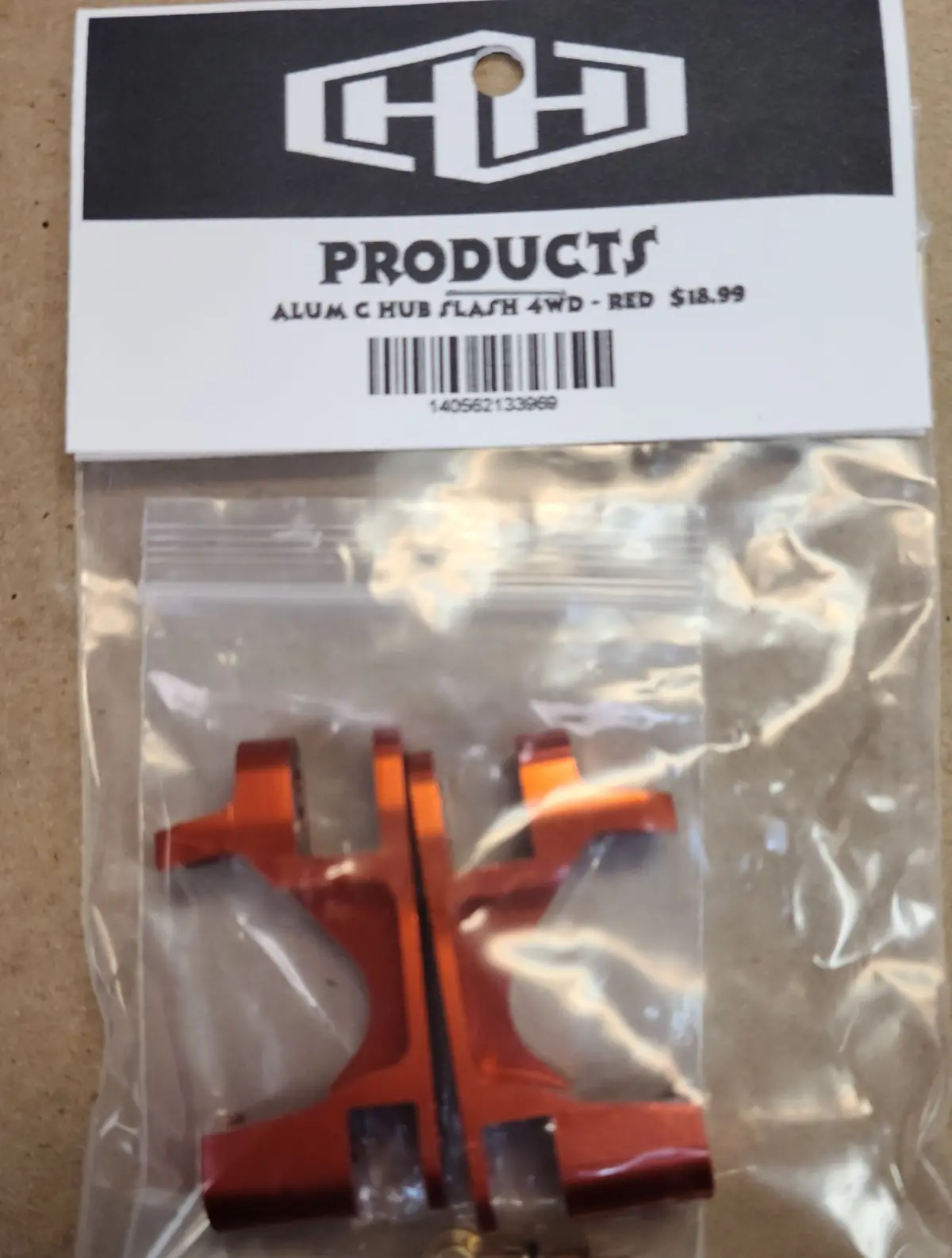Hamilton Hobbies Aluminum C Hub Slash 4 Wd - Red   (Ham133969) 1