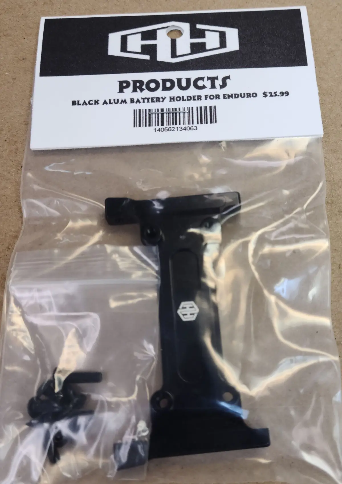 Hamilton Hobbies Enduro Alum Battery Holder - Bl   (Ham134063) 1