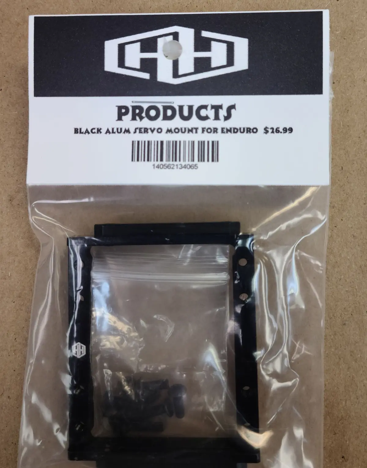 Hamilton Hobbies Enduro Alum Motor Mount - Black  (Ham134065) 1
