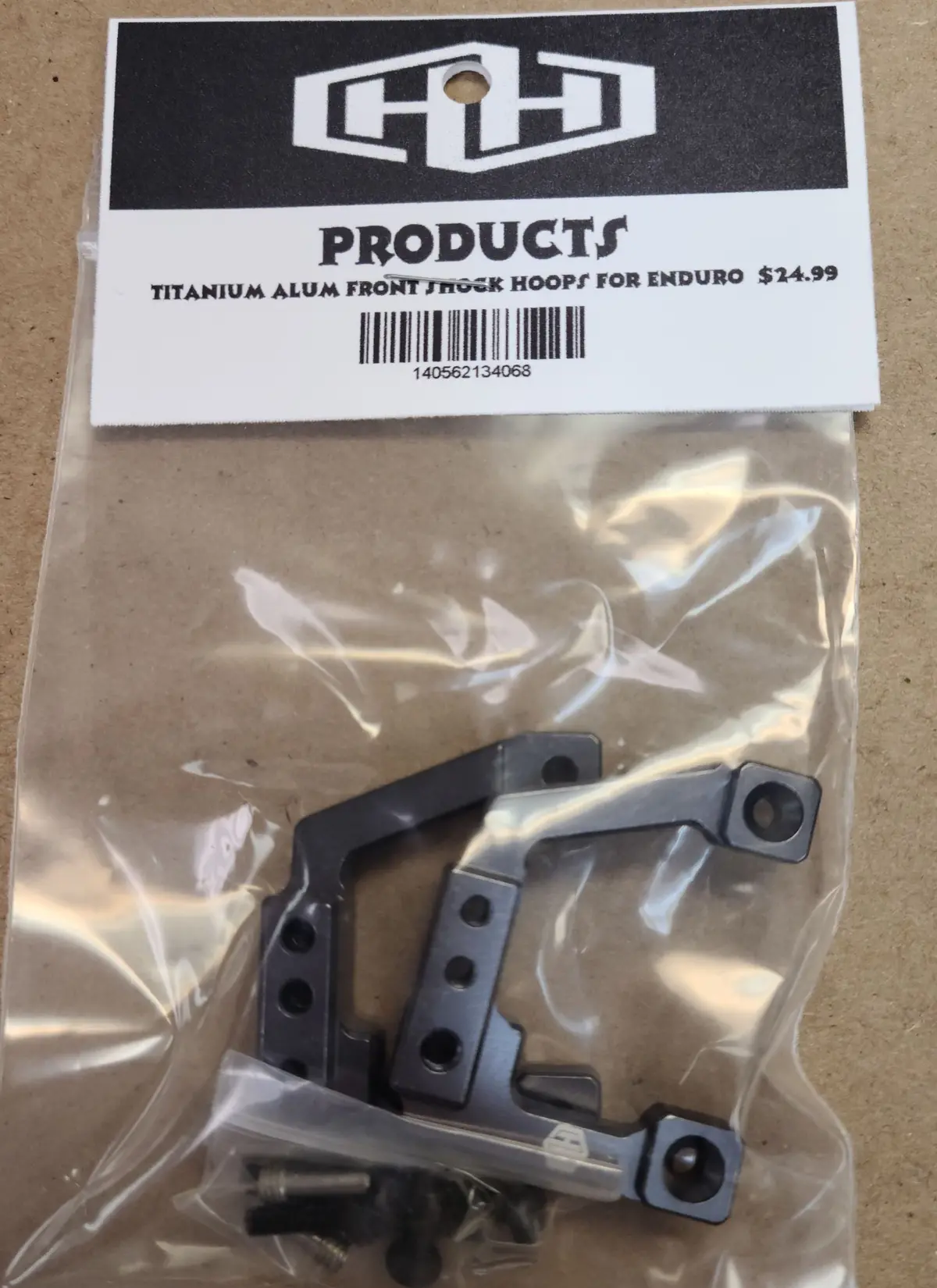 Hamilton Hobbies Titanium Aluminum Front Shock Hoops For Enduro   (Ham134068) 1