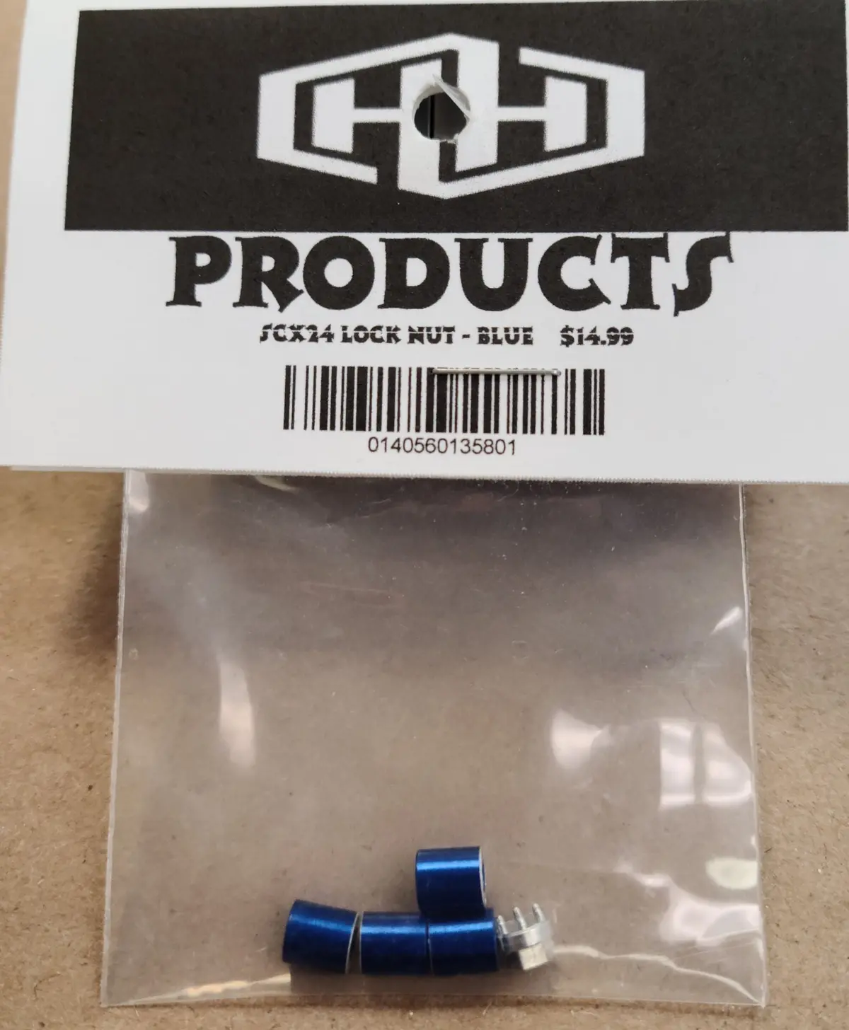 Hamilton Hobbies Scx24 Lock Nut - Blue  (Ham135801) 1
