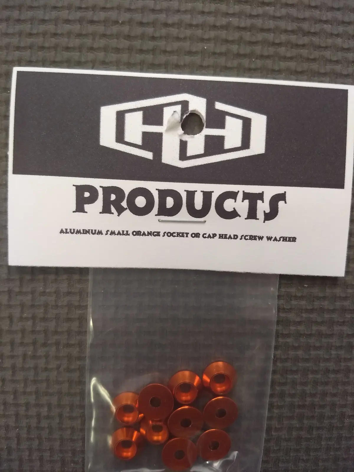 Hamilton Hobbies Orange Aluminum Washers 3Mm  (20) (Ham130556) 1