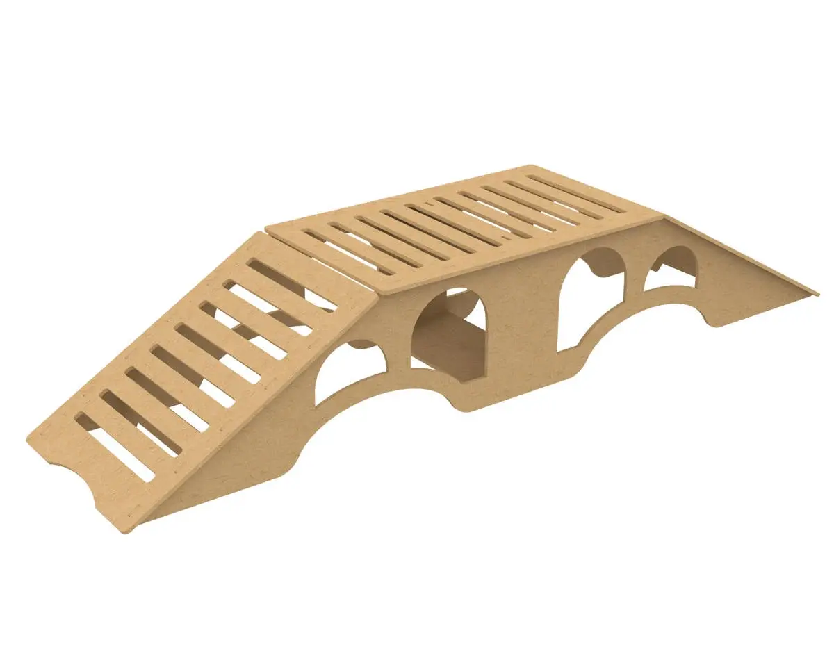 Bridge High Density Wood Board Climbing For  1/16  1/18 1/24 Rc Crawler  Car 1