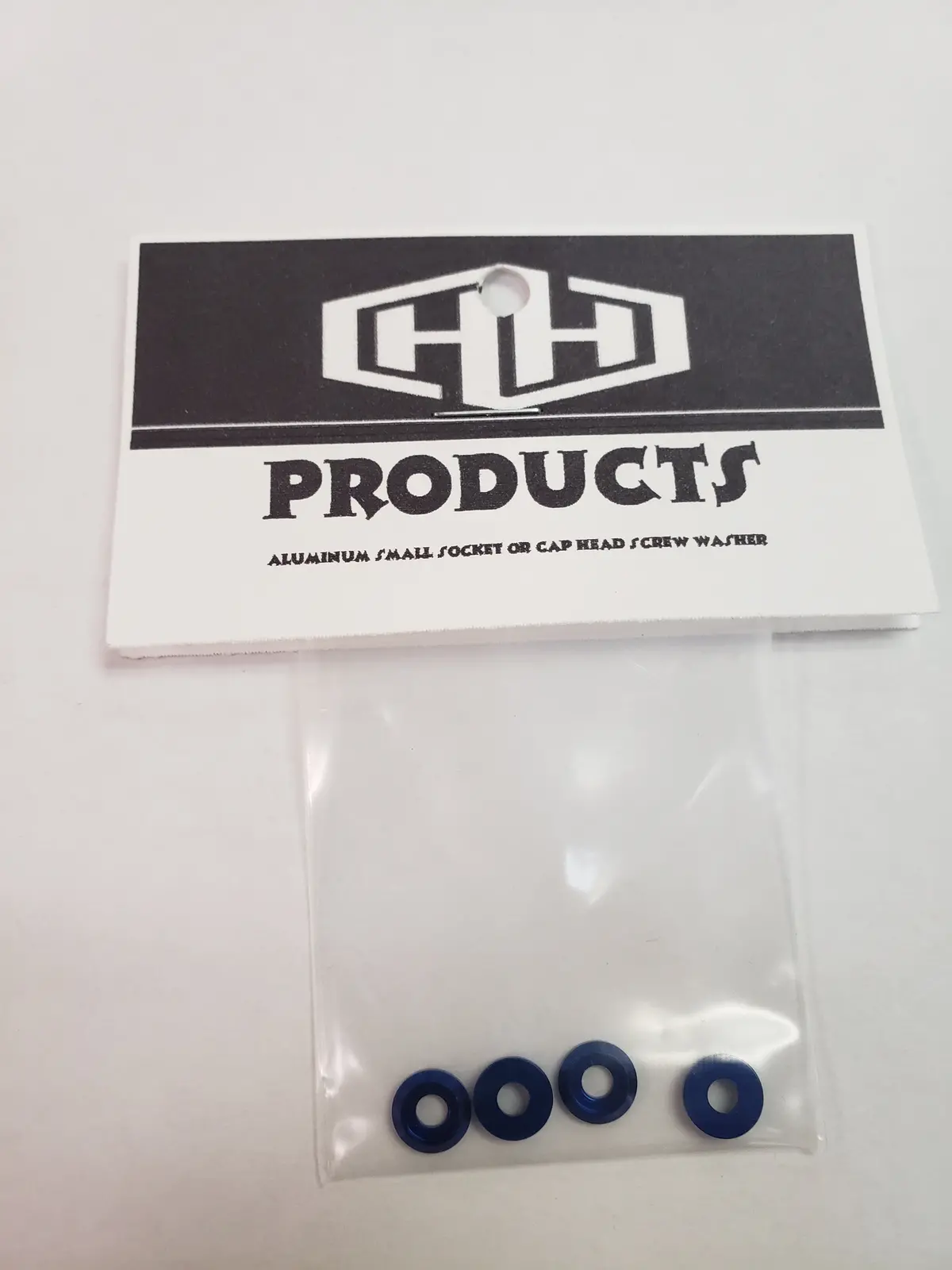 Hamilton Hobbies Blue Aluminum Washers 3Mm  (4)  (Ham130568) 1