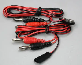 Hobbico Charge Leads 9V Tx Plug & Futaba J Rx (Hcap0110) 1