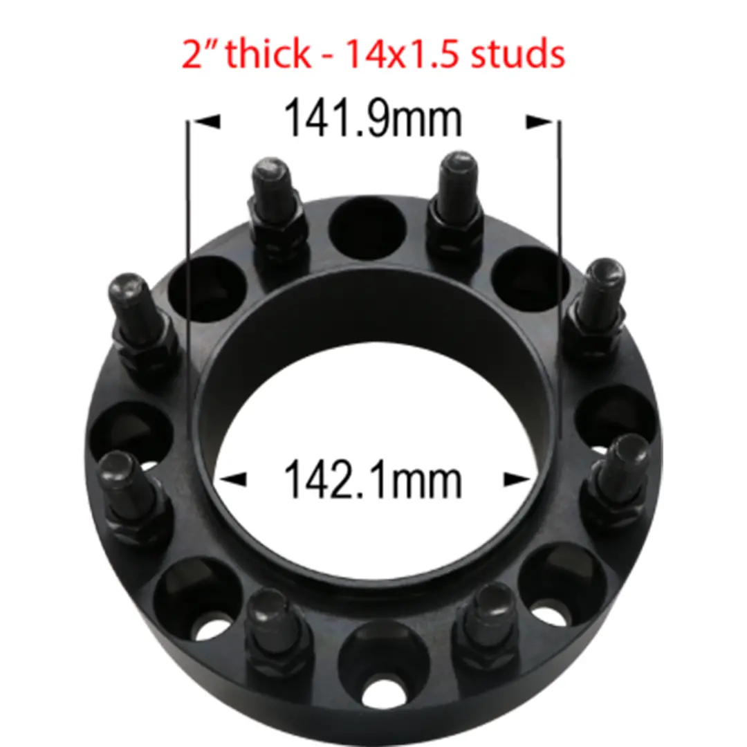 2" Thick - 8 X 200Mm To 8 X 200Mm - Hub Centric Ford 1