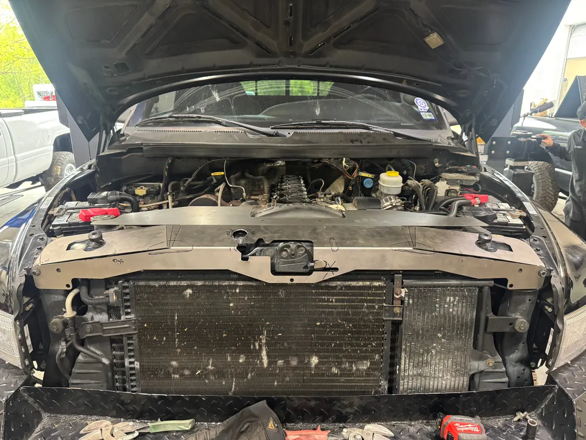 94-02 2Nd Gen Ram Cummins Radiator Cover 1