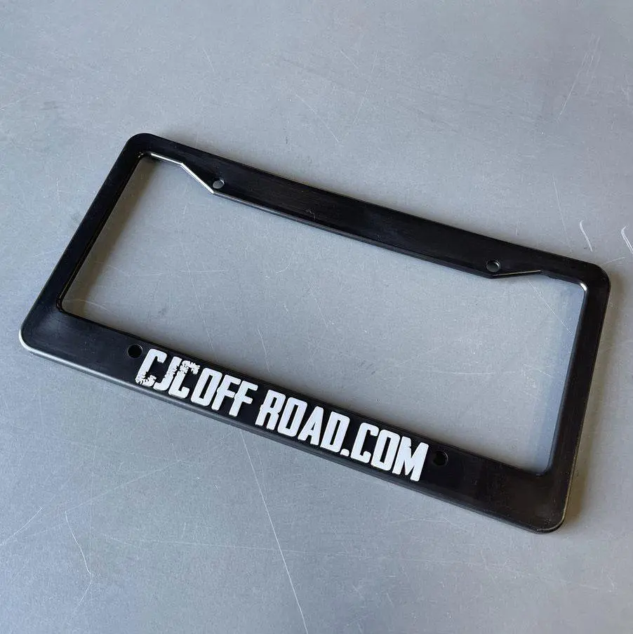Cjc Off Road Plate Frame 1