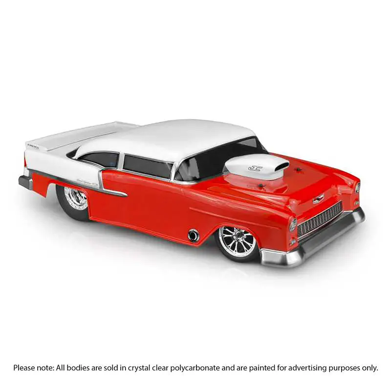 Jconcepts 1955 Chevy Bel Air Street Eliminator Drag Racing Body (Clear)   (Jco0365) 1