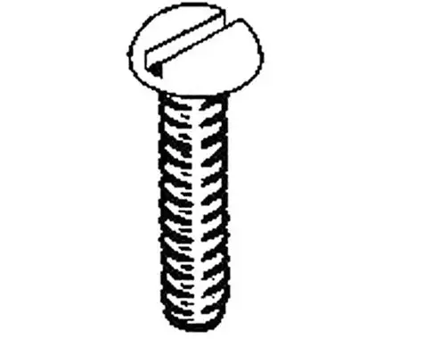 Kadee Screws  Zinc -Plated Steel 2-56 3/4In     (Kad1711) 1