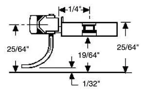 Kadee Ho Mp Coupler,1/4"Under(2Pr) (Kad24) 1