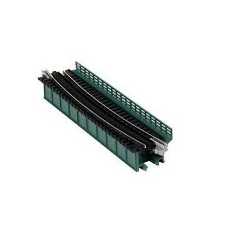 Kato N 17.6" Single Curve Girder Bridge Grn 15 Degree  (Kat20466 1