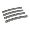 Kato Ho 790Mm 31-1/8 Radius Curve 22.5-Degree (4)  (Kat2250) 1