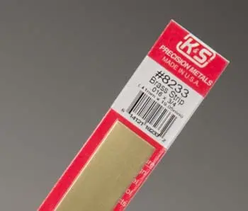 K&S Brass Strip .016X3/4" (K+S233) 1