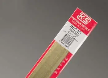 K&S Brass Strip .032X3/4" (K+S8243) 1