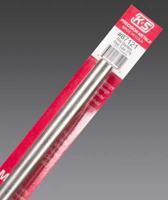 K+S Round Stainless Steel Tube 7/16X.028"  (K+S87121) 1